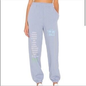 Boys Lie Word Vomit Fleece Jogger Sweatpants Zodiac Astrology Comfy Blue Gray M